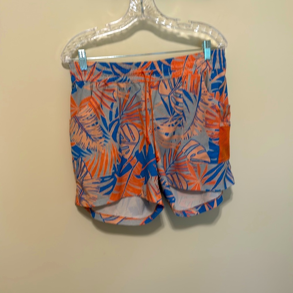 Columbia Women’s PFG Tidal Tropical Sand Shorts / Regular Fit / Size L / Coral